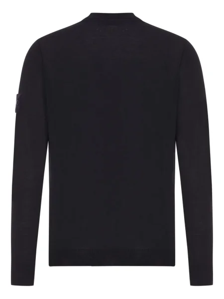 Pulover Stone Island cu strasuri negru