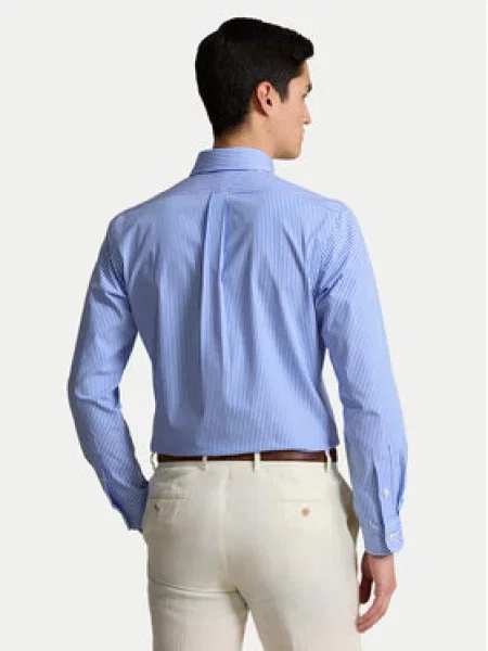 Polo Ralph Lauren Srajca Svetlo Custom Fit modra