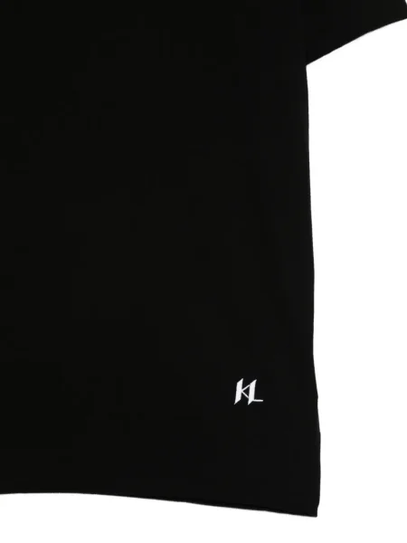 Tricou Karl Lagerfeld cu autograf negru