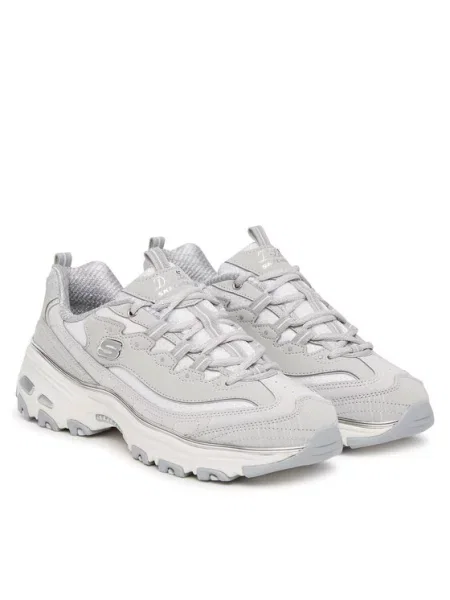 Skechers Sportcipők D'Lites Chrome Wave szürke