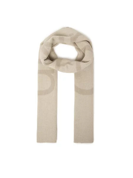 Шерстяной шарф Calvin Klein белый