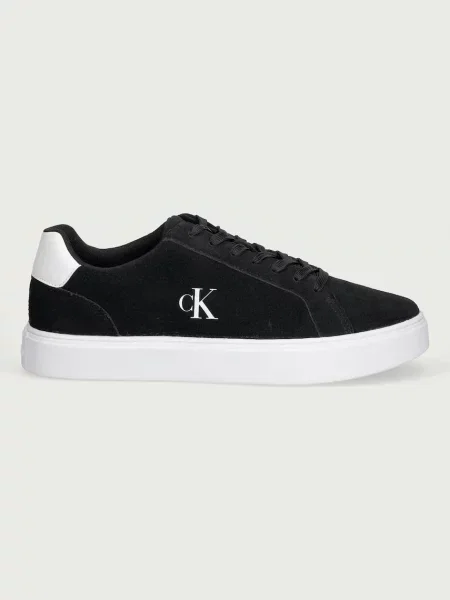 Calvin Klein CLASSIC CUPSOLE LACEUP SU sneakers boty semišové černé