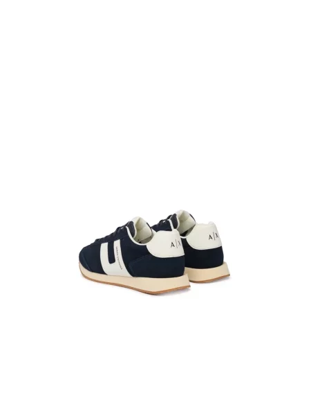 Armani Exchange Sneakersy Granatowy czarne