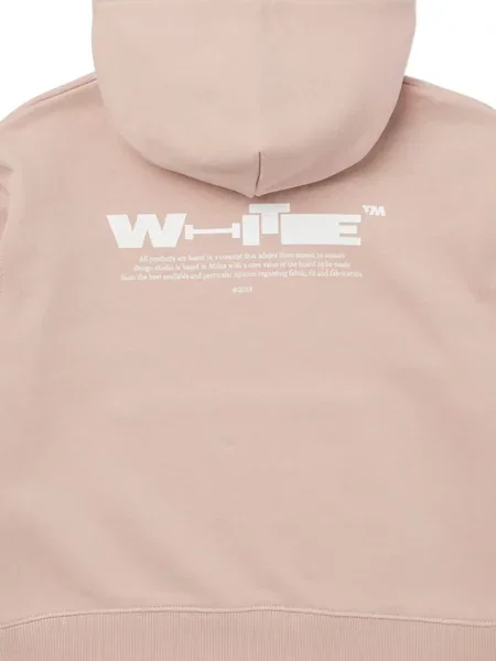 Bluza z kapturem dziecięca Off-white biała