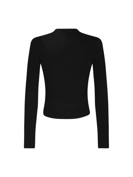 Dzianinowy sweter Diesel czarny