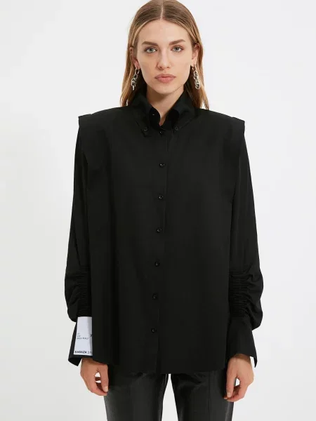 Cămașă Trendyol negru