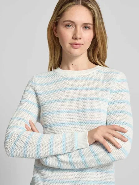 Sweter dzianinowy z okrągłym dekoltem model DALO' Vila