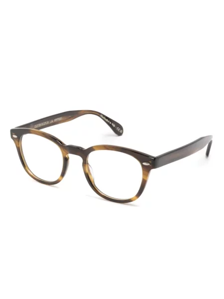 Saulės akiniai Oliver Peoples ruda