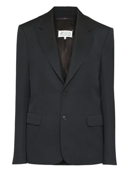 Sacou Maison Margiela de lână negru