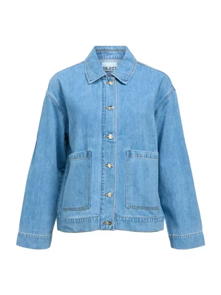 OBJECT Bluză OBJROSIE denim albastru