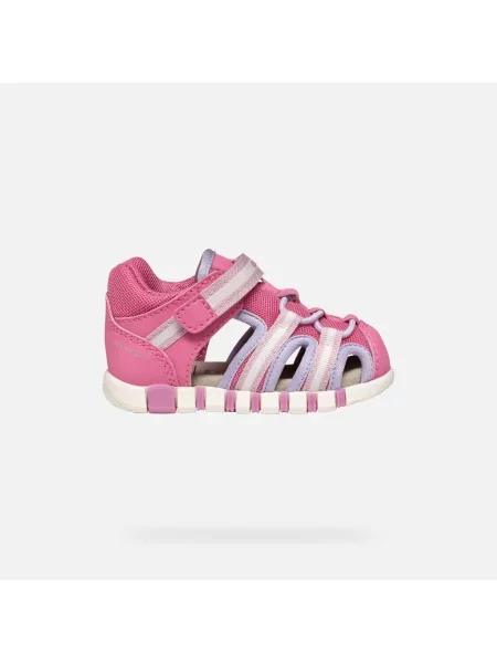 Sandały GEOX B SANDAL IUPIDOO GIR Rose różowe