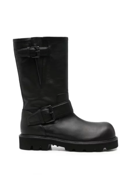 Botine Juun.j cu cataramă cu bretele negru