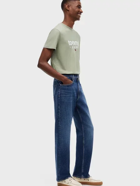 Прямые джинсы Tommy Jeans синие