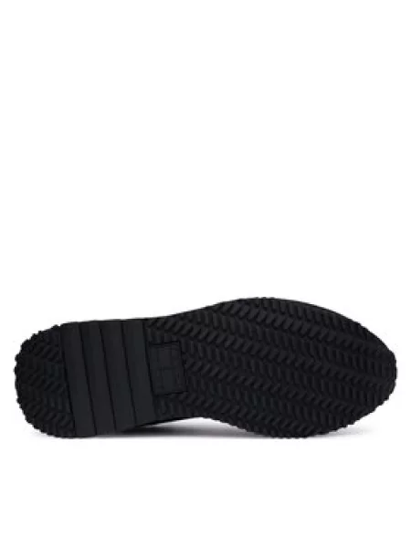 Tommy Jeans Laisvalaikio batai Tjm Eva Runner Mix Material juoda