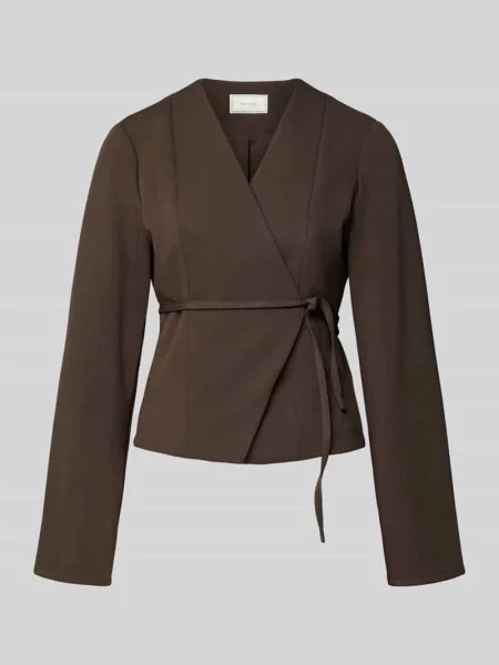 Żakiet z dekoltem w serek model ‘Simmi’ Neo Noir