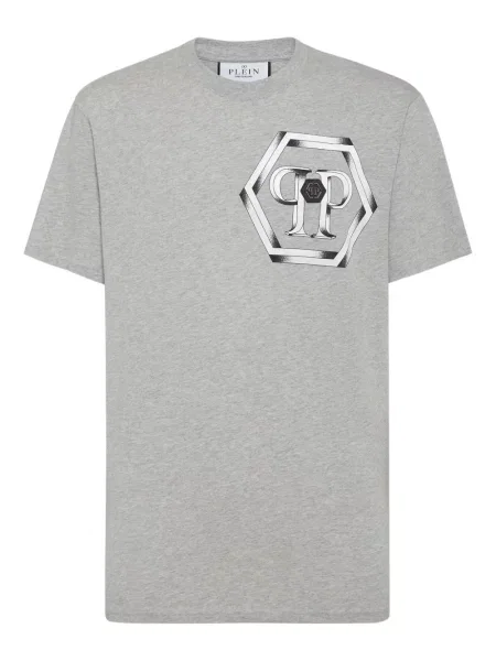 Tricou Philipp Plein gri
