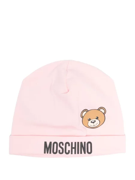 Czapka dziecięca Moschino różowa