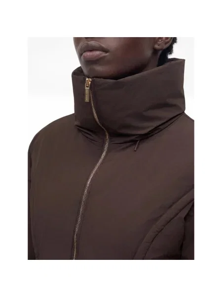 Páperová bunda Armani Exchange hnedá