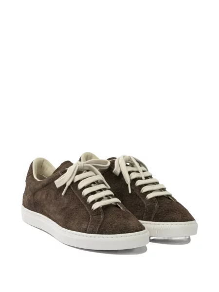 Sneakerși Common Projects din piele de căprioară maro