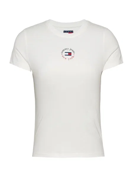 Tommy Jeans Tricou Essential alb
