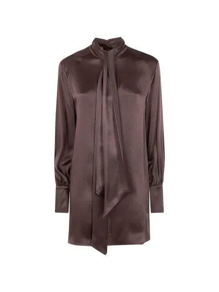 Rochie mini Semicouture de costum maro