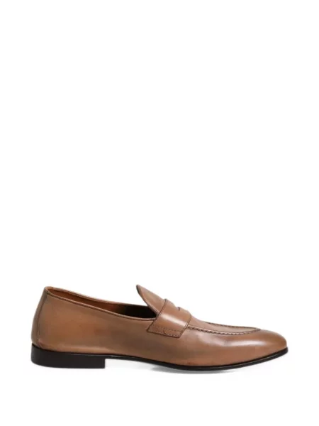 Loafersy Brunello Cucinelli wsuwane brązowe