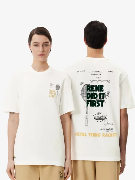 Футболка Lacoste бежева