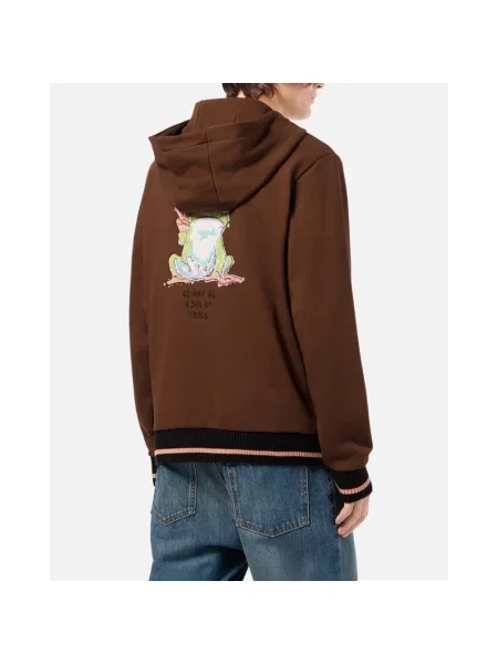 Bluza z kapturem Iceberg z kapturem brązowa