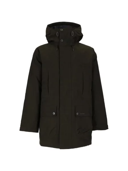Geacă parka Barbour cu glugă verde