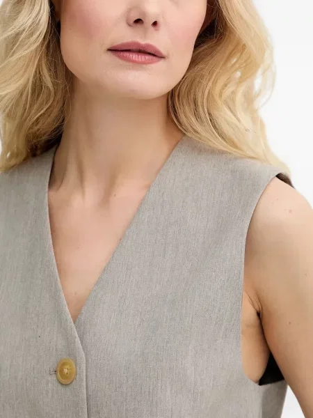 Vestă By Malene Birger gri