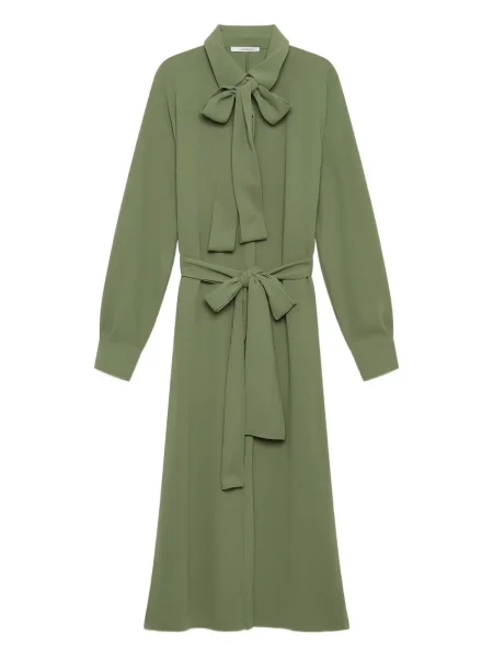 Rochie Maliparmi cu funde de costum verde