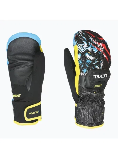 Скиорски ръкавици Level Race Replica Mitt black/yellow черно