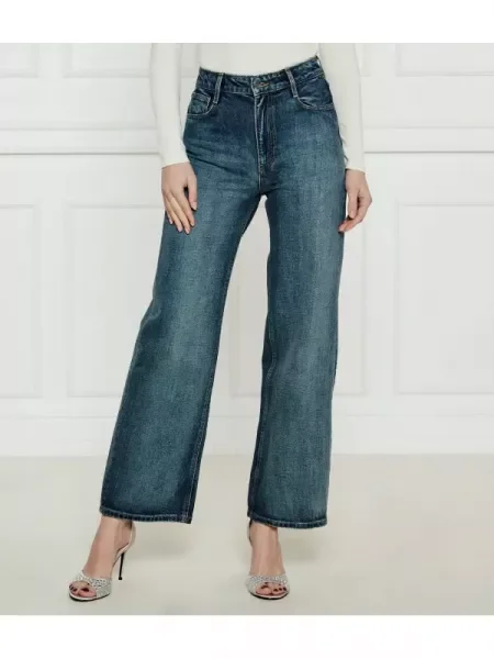 GUESS Farmer CLAIR | flare fit | high waist kék