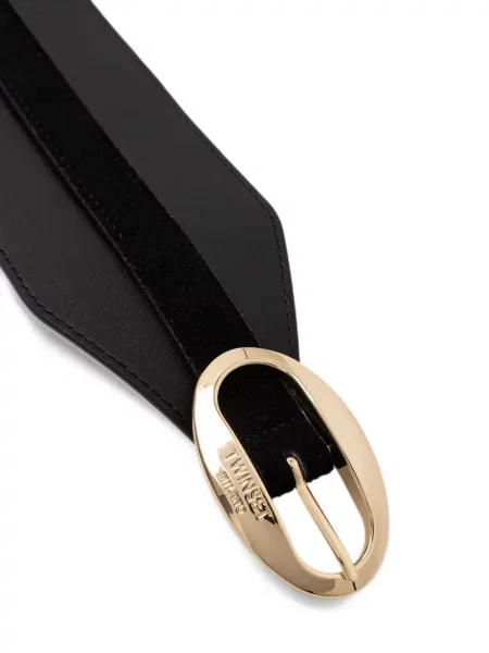 Cu centură curea Twinset cu cataramă negru