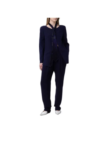 Spodnie Giorgio Armani niebieskie