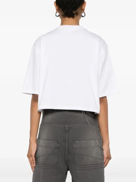 Cropp tricou Adidas cu dungi de costum alb