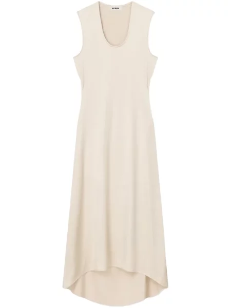 Sukienka midi áeron do kolan garniturowa