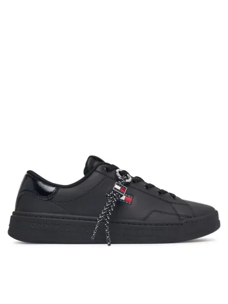 Sneakers Tommy Jeans Tjw Logo Sneaker negru