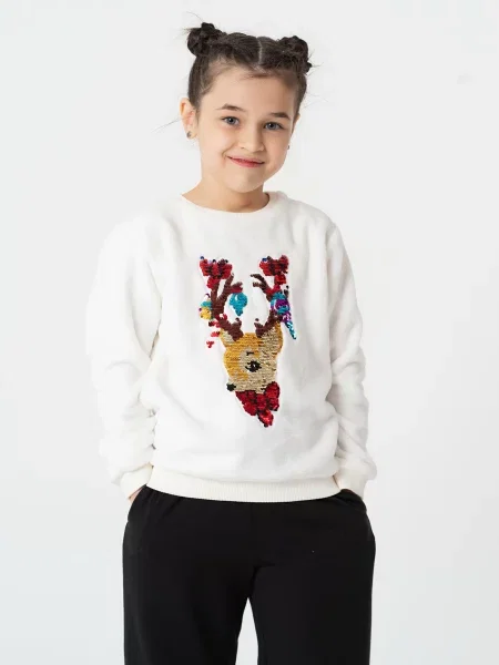 Дитячий Світшот YUMSTER білий