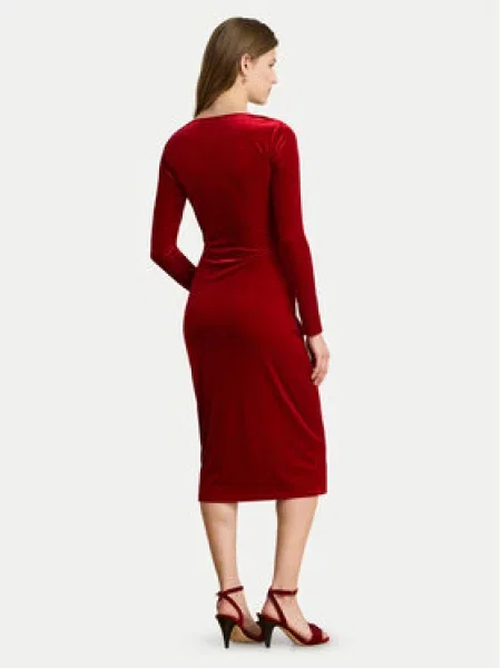 LAUREN RALPH LAUREN Cocktail obleka rdeča