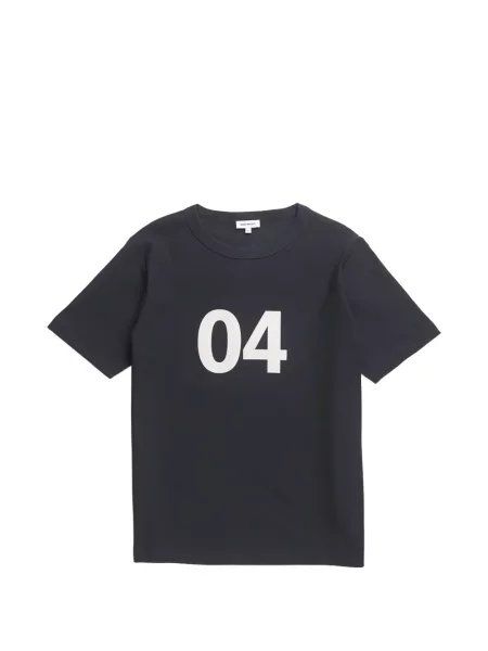 Tricou Norse Projects cu imagine albastru
