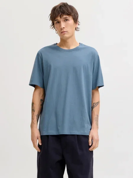 JACK & JONES Marškinėliai safyro mėlyna