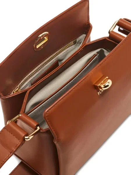 Чанта Plan C кафяво