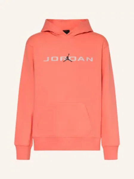 Jordan Bluza Z Kapturem pink biała