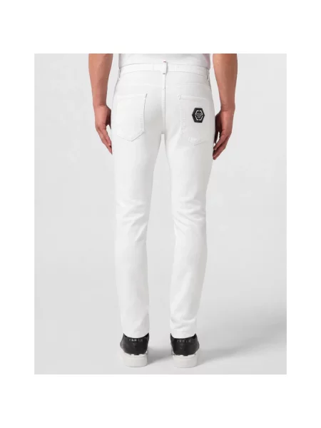 Jeansy Philipp Plein białe