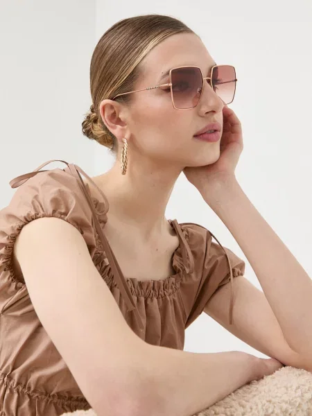 Слънчеви очила Burberry дамски розово