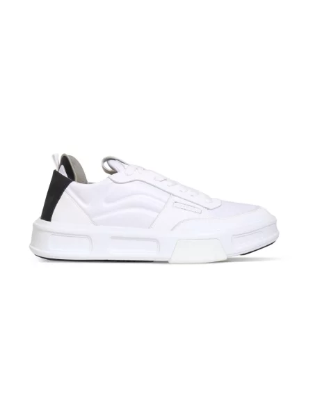 Sneakersy Fessura skórzane białe