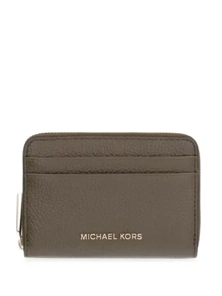 Pantofi cu toc Michael Michael Kors din piele slingback cu autograf maro