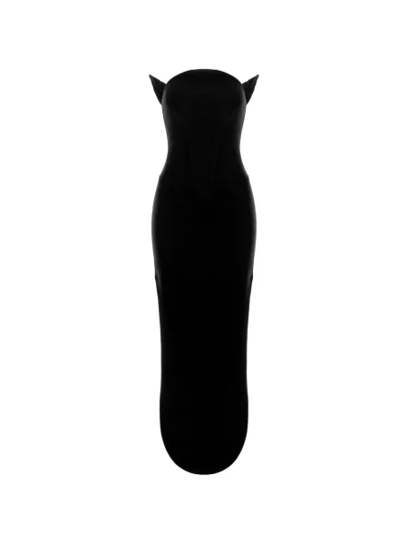 Rochie maxi V:pm Atelier fără bretele negru
