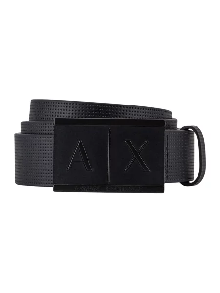 Armani Exchange Akcesoria Mężczyzna 90 CM paski dla mężczyzn czarny